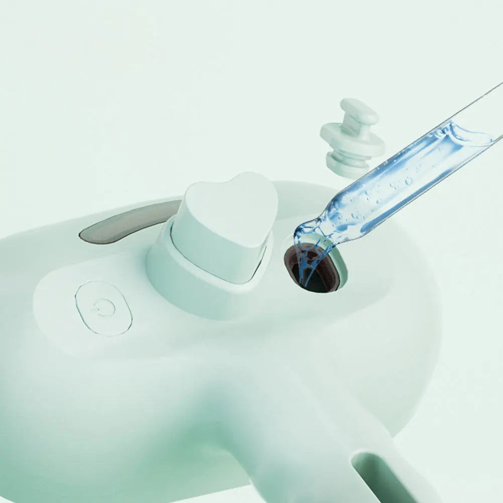Cepillo de vapor 3 en 1 para mascotas de spray recargable