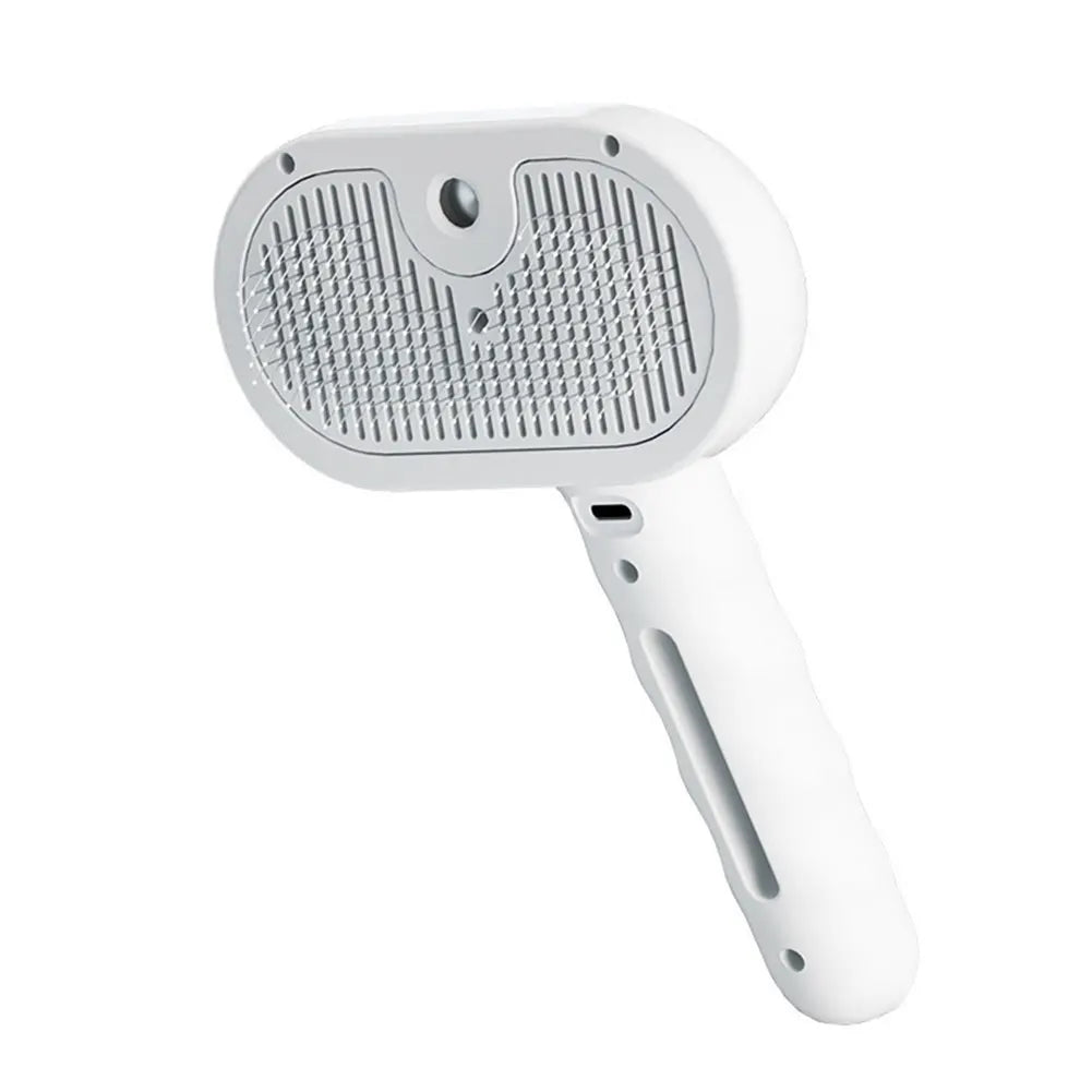 Cepillo de vapor 3 en 1 para mascotas de spray recargable